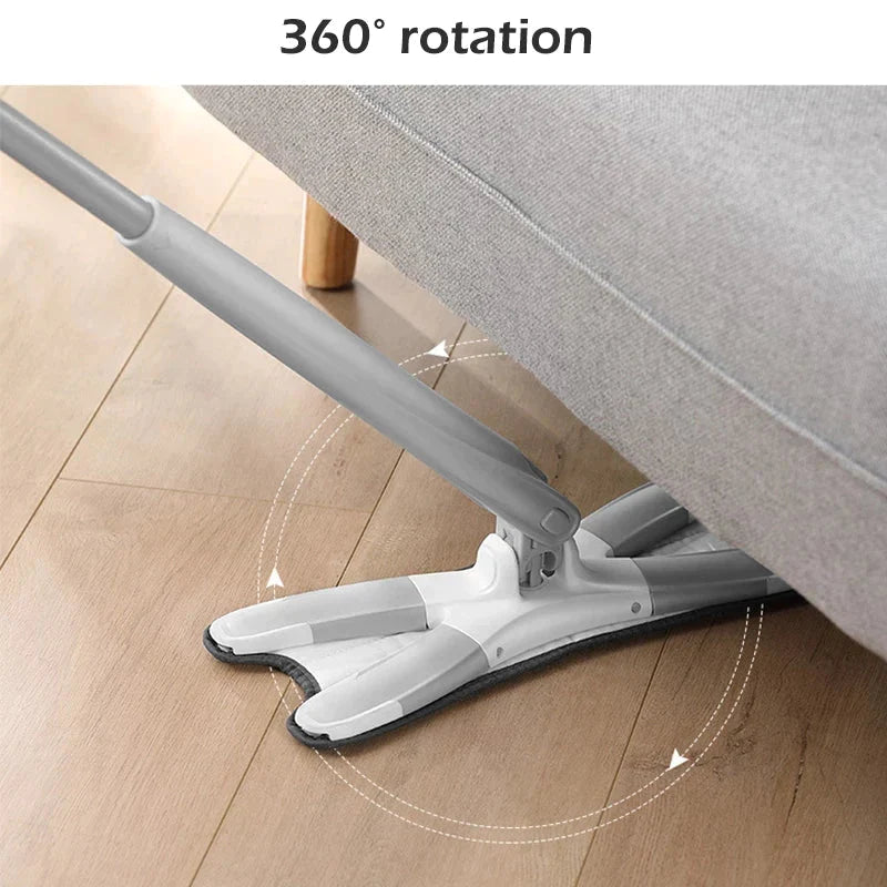360 Degree X-Type Flat Squeezable Twist Floor Mop
