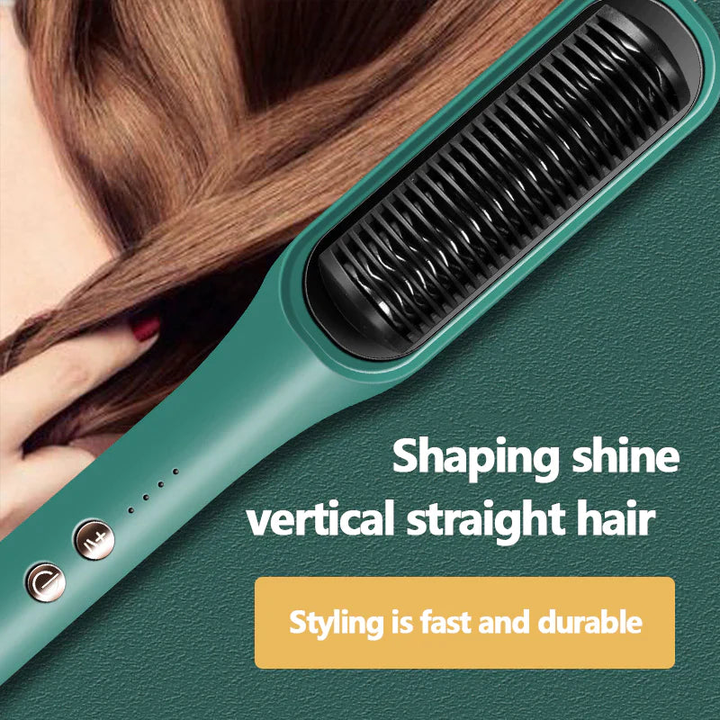 Electric Professional Hair Straightening Brush