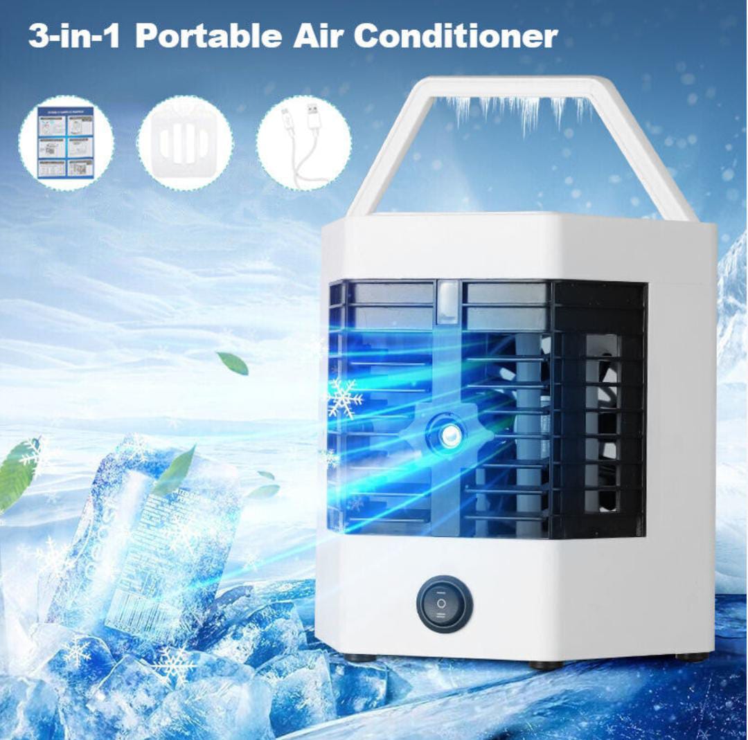 3-In-1  Air cooler and Humidifier personal Evaporative Portable Air Conditioner