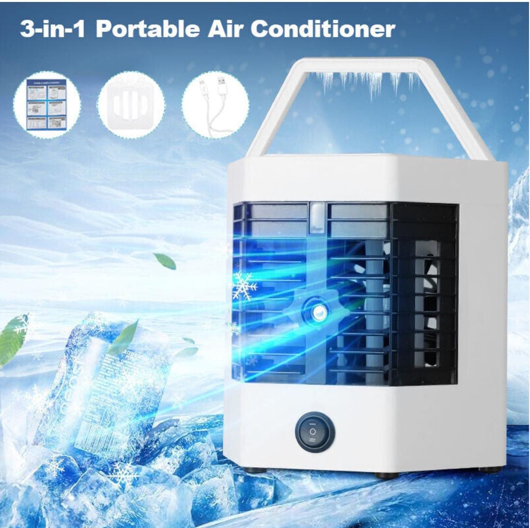 Portable Mist Spary Air Cooler, USB Air Conditioner, With 240ML Water Tank