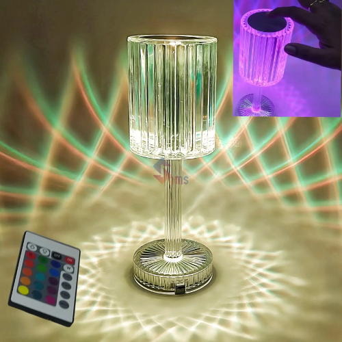 Crystal Touch Table Lamp Rechargeable